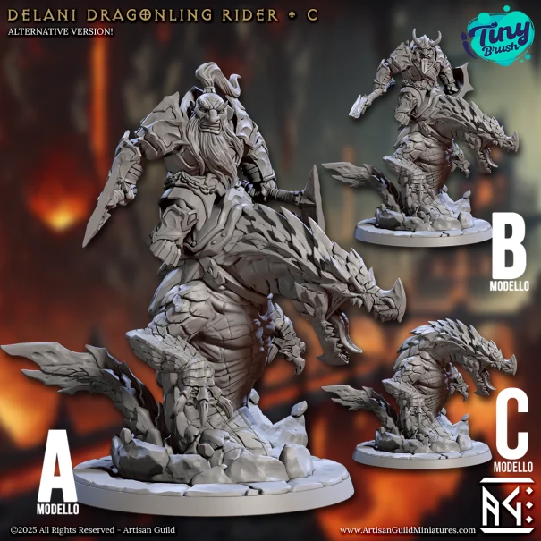 Delani Dragonling Rider (Mod. C)