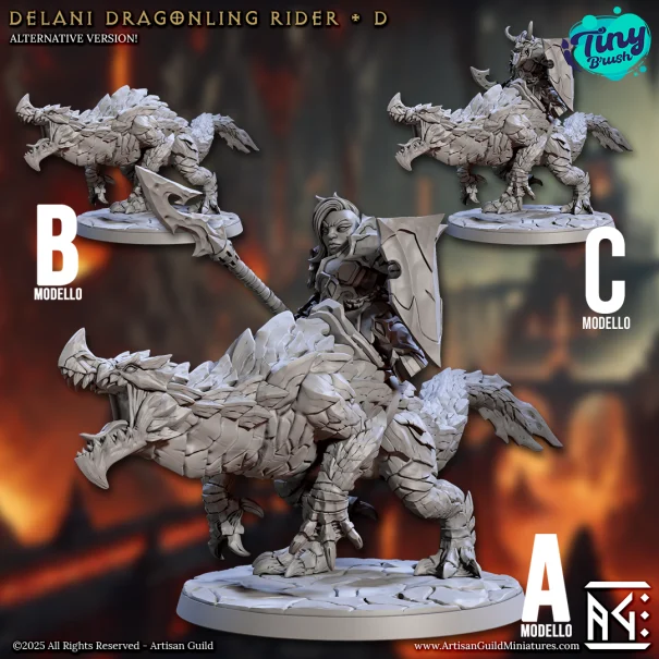 Delani Dragonling Rider (Mod. D)