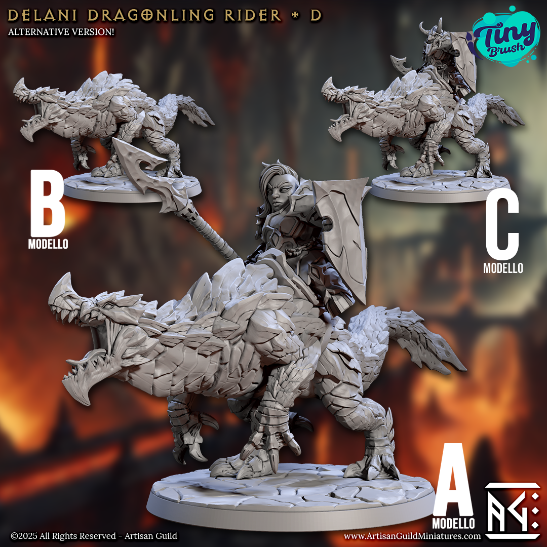 Delani Dragonling Rider (Mod. D)