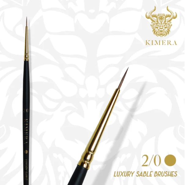 Pennello Kimera, Kolinsky - dimensione 2/0